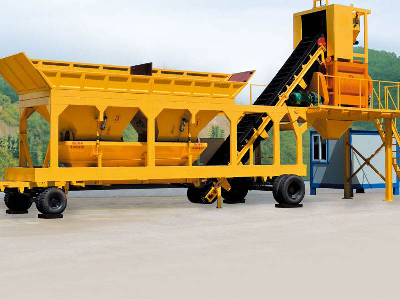 Semi Mobile batching Plants