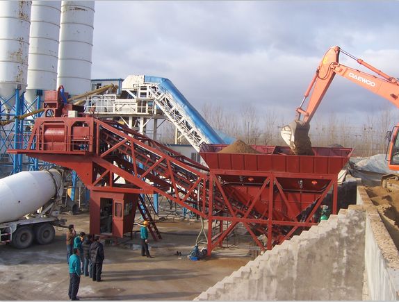 Mobile Volumetric Concrete Batching Plant