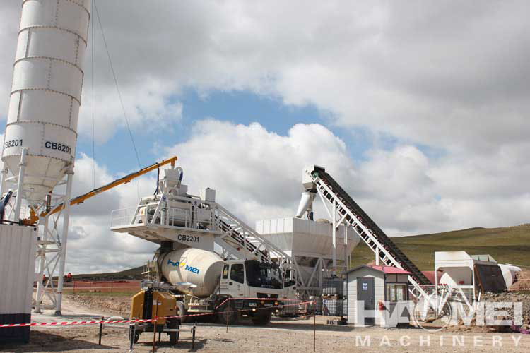 Mobile Concrete Batching Plants