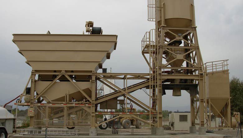 Popular quick mobile concrete batching plant