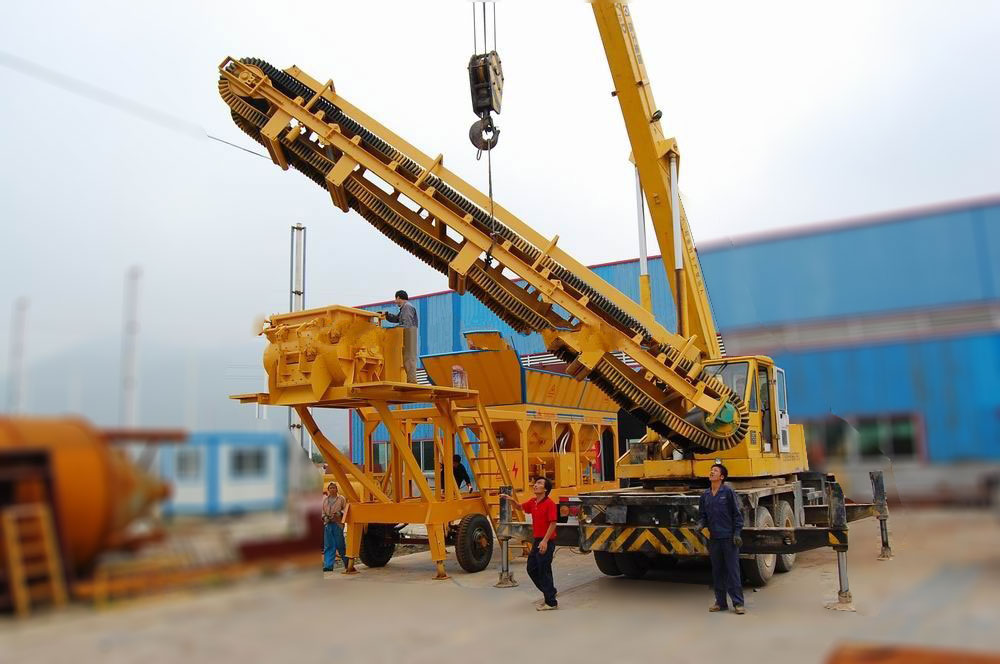 YHZS35 Mobile Concrete Batching Plant