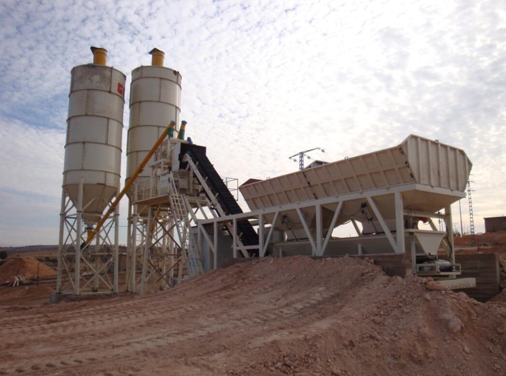 YHZS25 Mobile Concrete Batching Plant