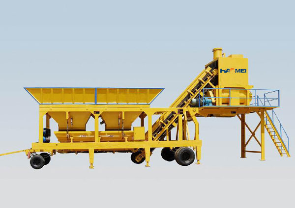 YHZS35 Mobile Concrete Batching Plant