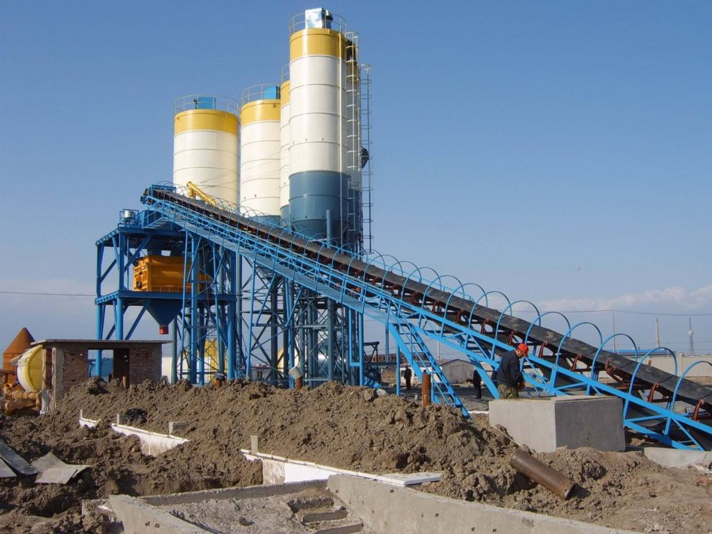 commercial concrete batching plant