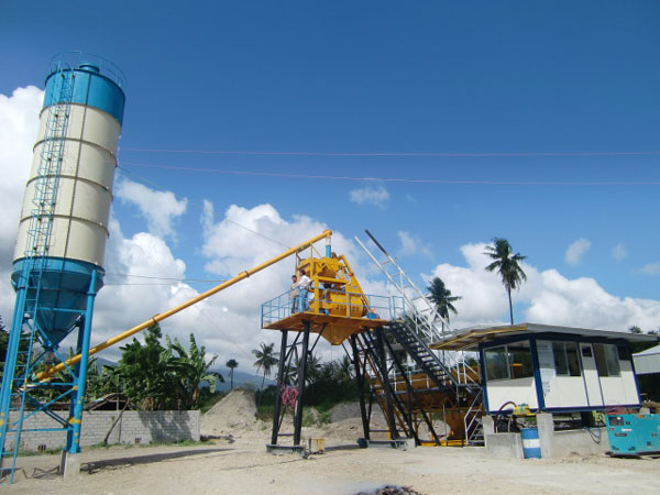 hzs concrete batching plant