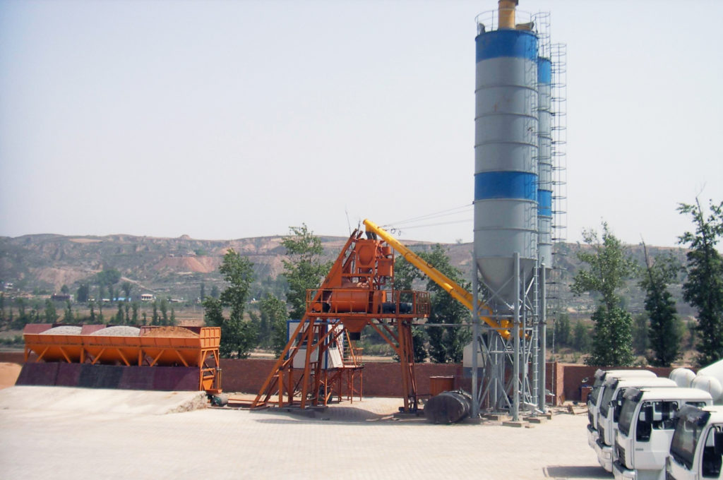 stationary concrete batching plant for sale