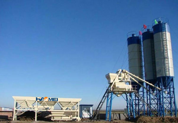 hzs35 concrete batching plant