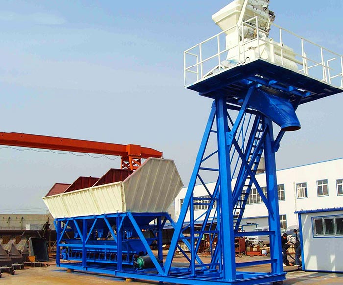 portable concrete batching plant