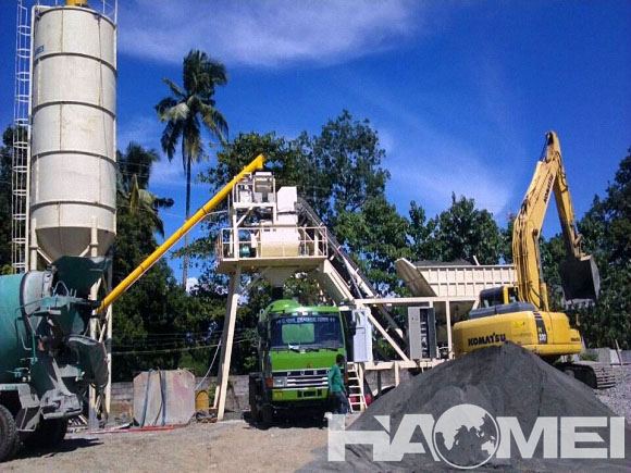 Mobile Concrete Batching Plant YHZS25